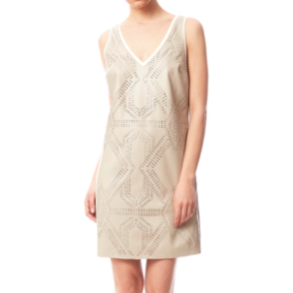 TART Faux Leather Dress Embossed Design NWOT